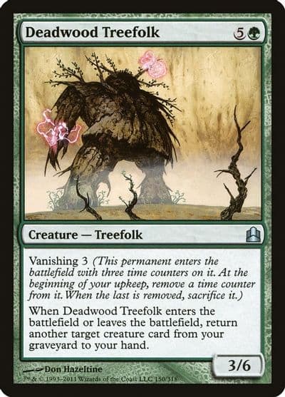 Deadwood Treefolk Commander Magic card