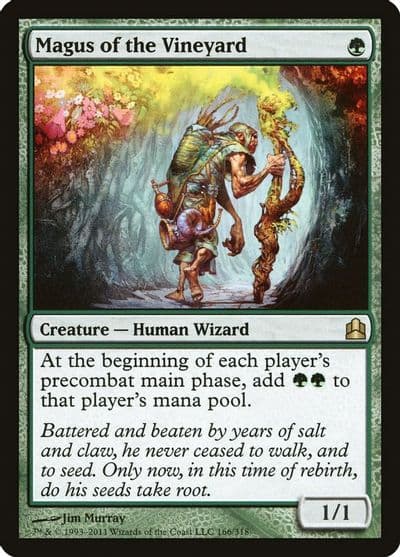 Magus of the Vineyard Commander Magic card