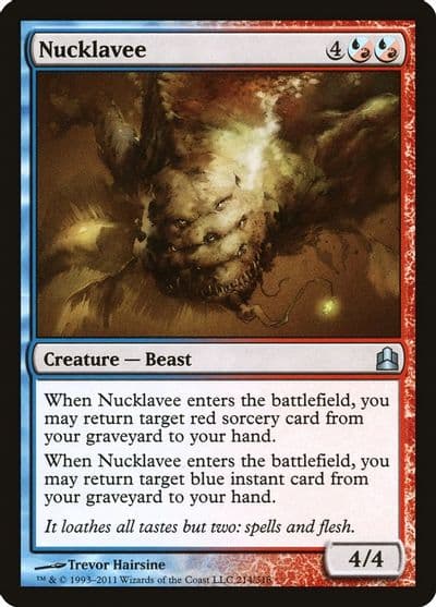 Nucklavee Commander Magic card