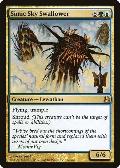 Simic Sky Swallower Commander Magic card