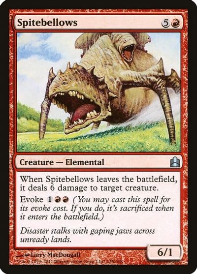 Spitebellows Commander Magic card