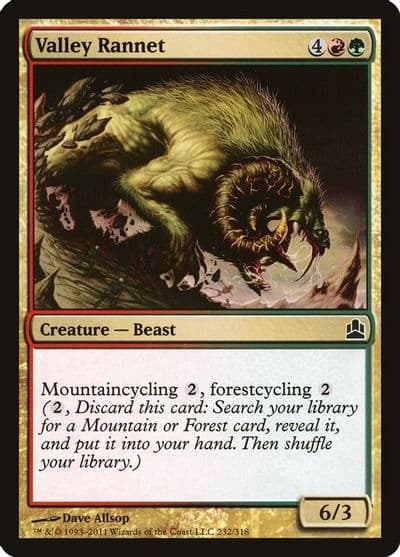 Valley Rannet Commander Magic card