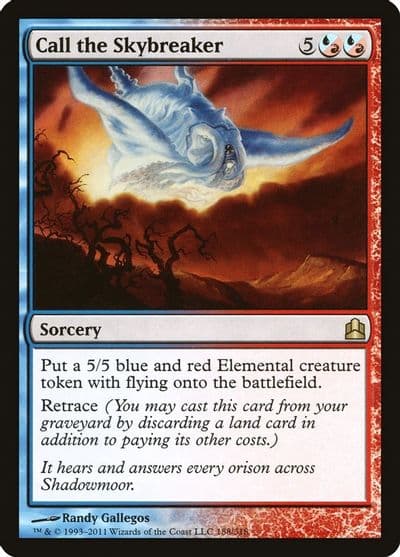 Call the Skybreaker Commander Magic card