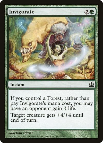 Invigorate Commander Magic card
