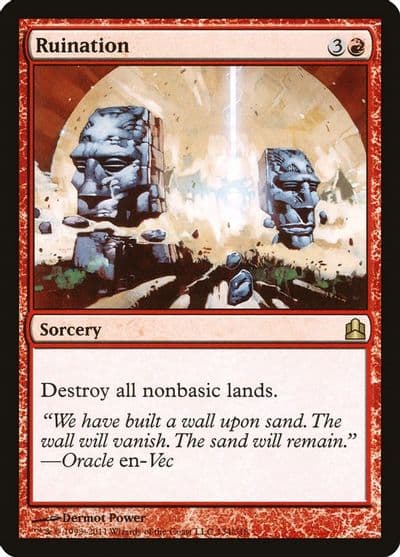 Ruination Commander Magic card