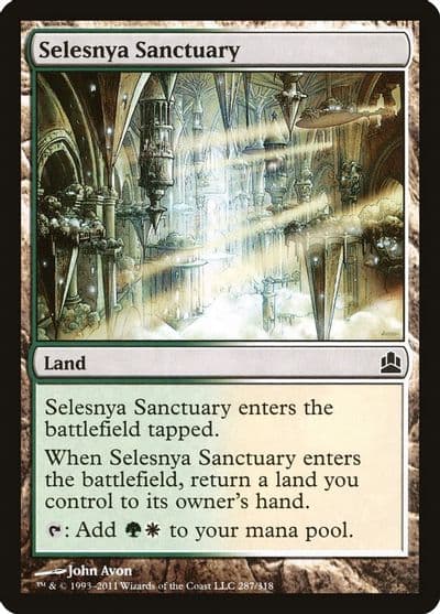 Selesnya Sanctuary Commander Magic card