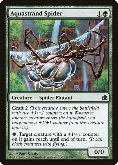Aquastrand Spider Commander Magic card