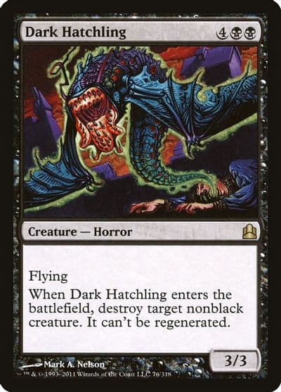 Dark Hatchling Commander Magic card