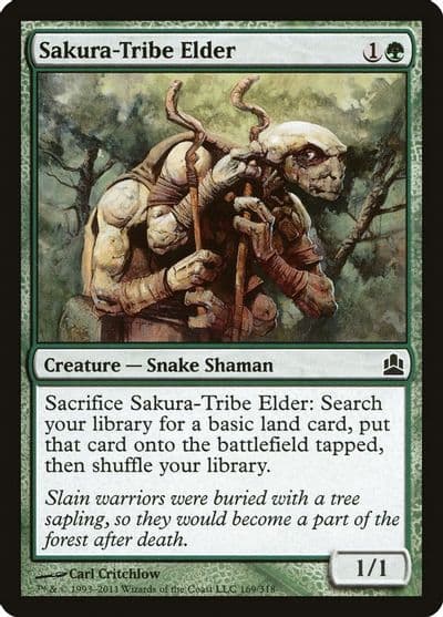 Sakura Tribe Elder Commander Magic card