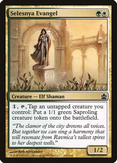 Selesnya Evangel Commander Magic card