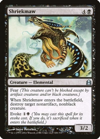 Shriekmaw Commander Magic card