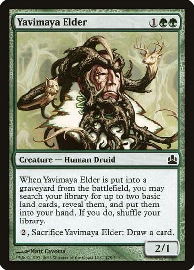 Yavimaya Elder Commander Magic card
