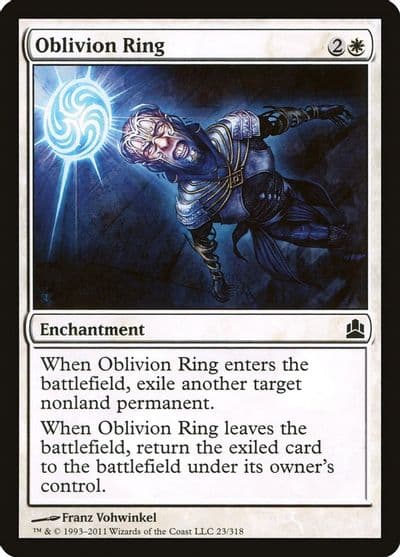 Oblivion Ring Commander Magic card
