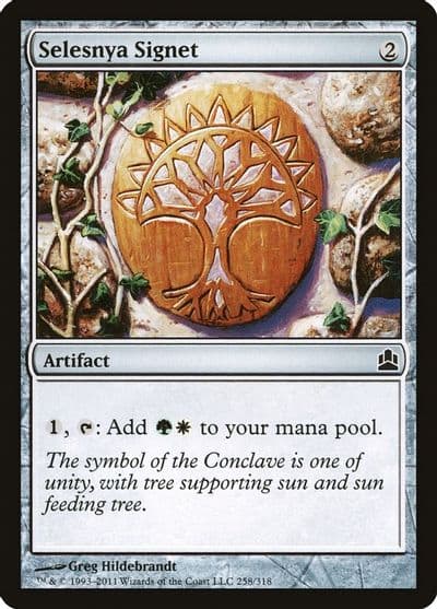 Selesnya Signet Commander Magic card