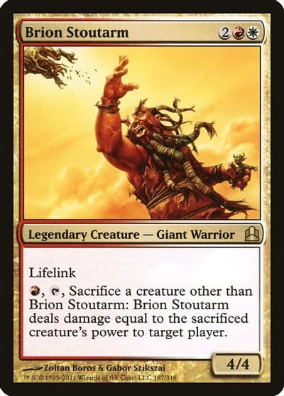 Brion Stoutarm Commander Magic card