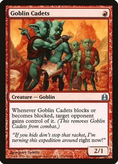Goblin Cadets Commander Magic card