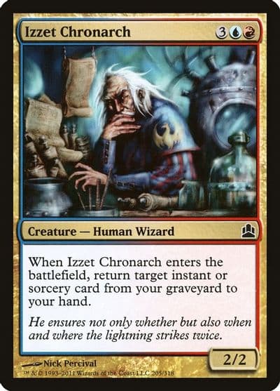 Izzet Chronarch Commander Magic card