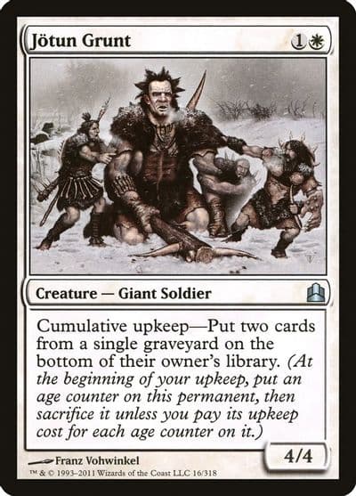 Jotun Grunt Commander Magic card