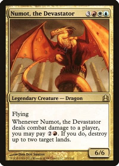 Numot the Devastator Commander Magic card