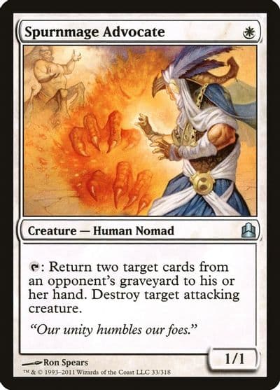 Spurnmage Advocate Commander Magic card