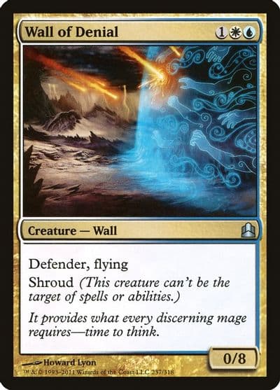 Wall of Denial Commander Magic card