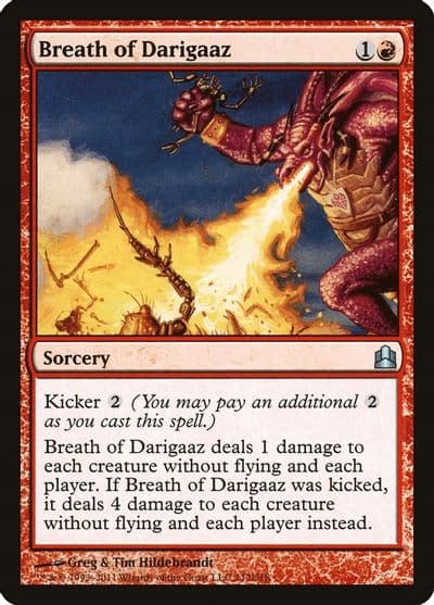 Breath of Darigaaz Commander Magic card