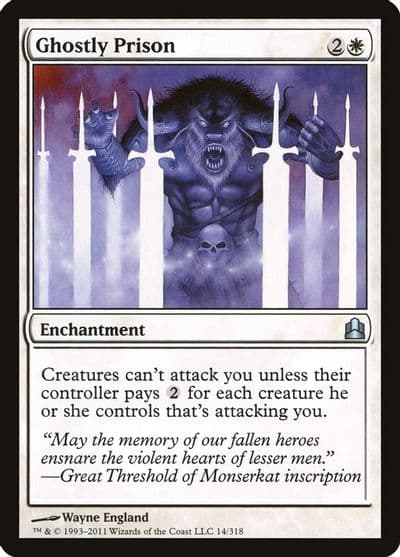 Ghostly Prison Commander Magic card