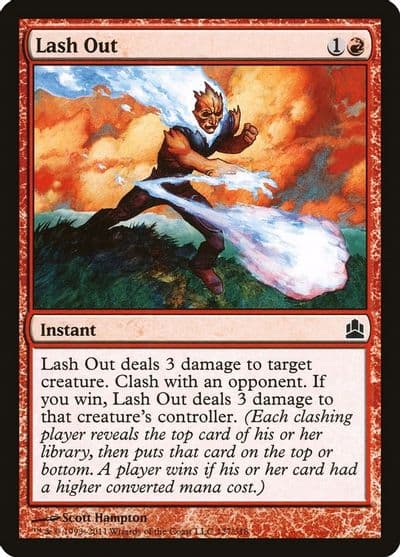 Lash Out Commander Magic card