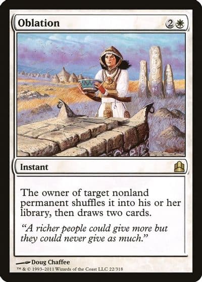 Oblation Commander Magic card