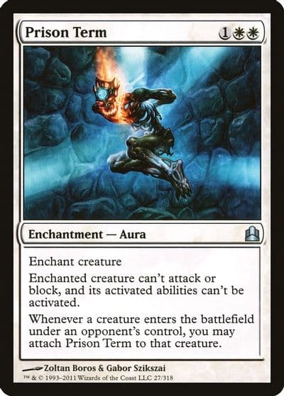 Prison Term Commander Magic card