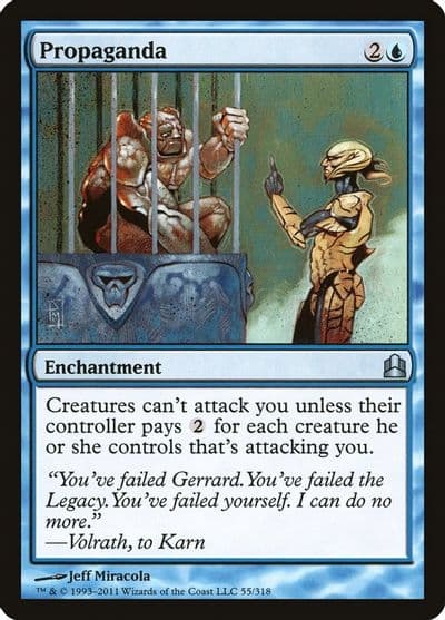 Propaganda Commander Magic card