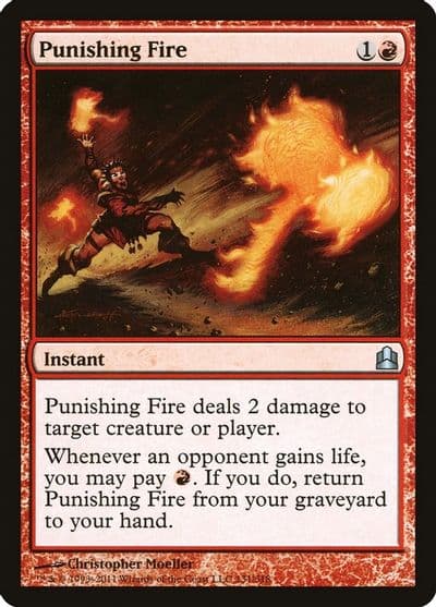 Punishing Fire Commander Magic card