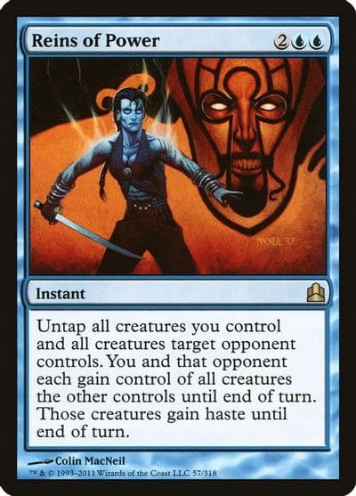 Reins of Power Commander Magic card