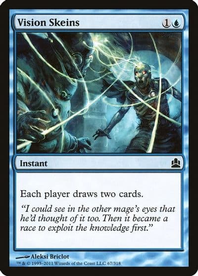 Vision Skeins Commander Magic card