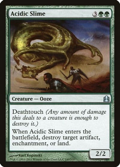 Acidic Slime Commander Magic card
