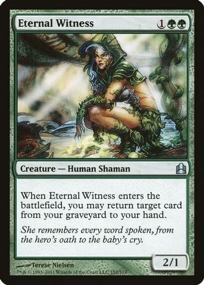 Eternal Witness Commander Magic card