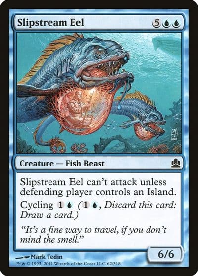 Slipstream Eel Commander Magic card
