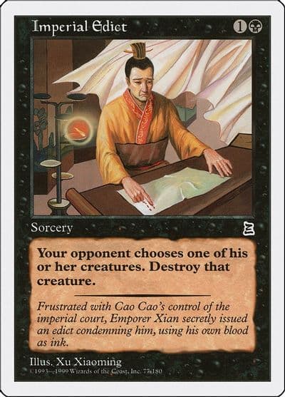 Imperial Edict Portal Three Kingdoms Magic card