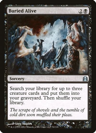 Buried Alive Commander Magic card