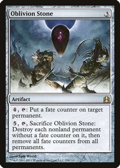 Oblivion Stone Commander Magic card