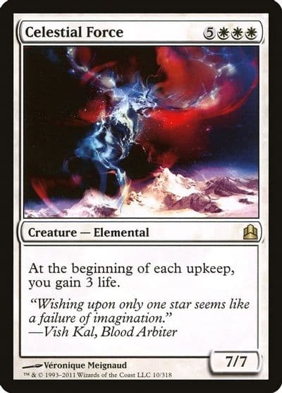 Celestial Force Commander Magic card