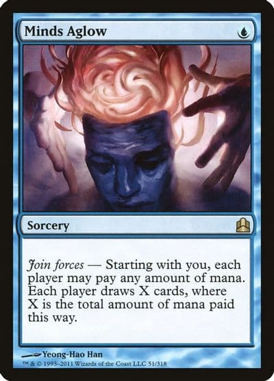 Minds Aglow Commander Magic card