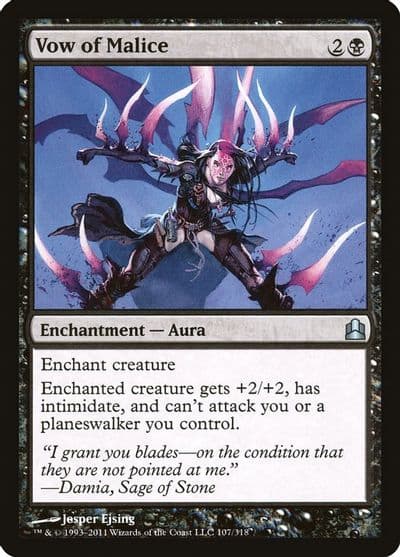 Vow of Malice Commander Magic card