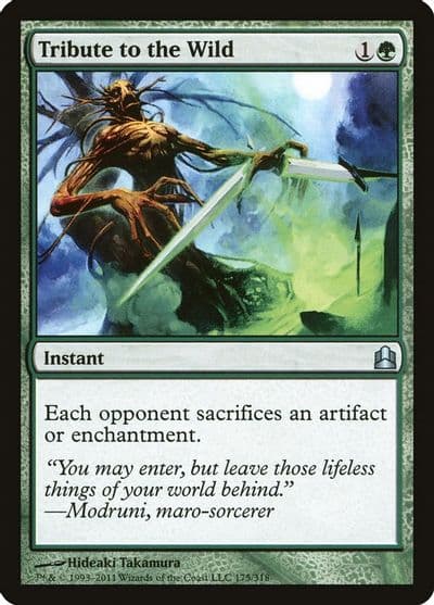 Tribute to the Wild Commander Magic card