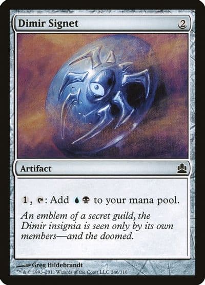 Dimir Signet Commander Magic card