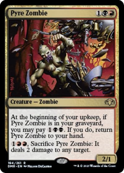Pyre Zombie Dominaria Remastered Magic card