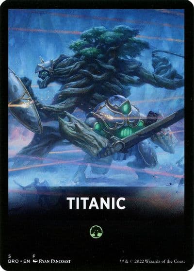 Titanic Theme Card The Brothers' War Magic card