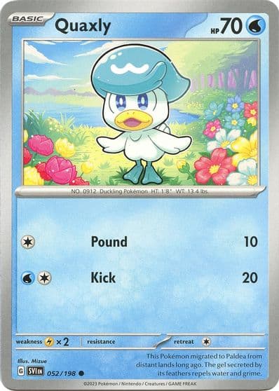 Quaxly SV01: Scarlet & Violet Base Set Pokemon card
