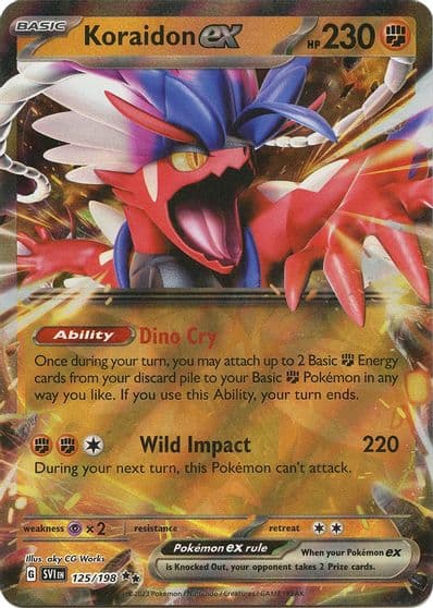 Koraidon ex SV01: Scarlet & Violet Base Set Pokemon card