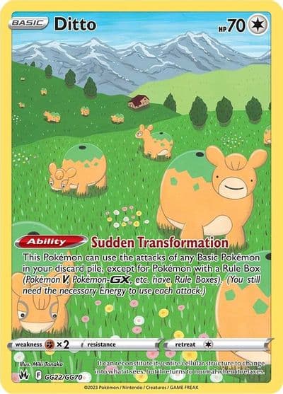 Ditto SWSH: Crown Zenith: Galarian Gallery Pokemon card